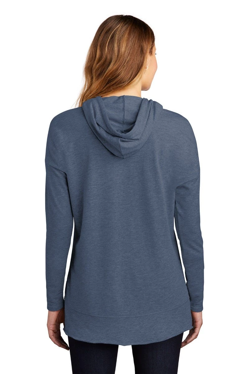 District Sweatshirts: Women's DT671 WI Washed Indigo Featherweight French Terry Hoodie 5 District Sweatshirts: Women's DT671 WI Washed Indigo Featherweight French Terry Hoodie - Image 3