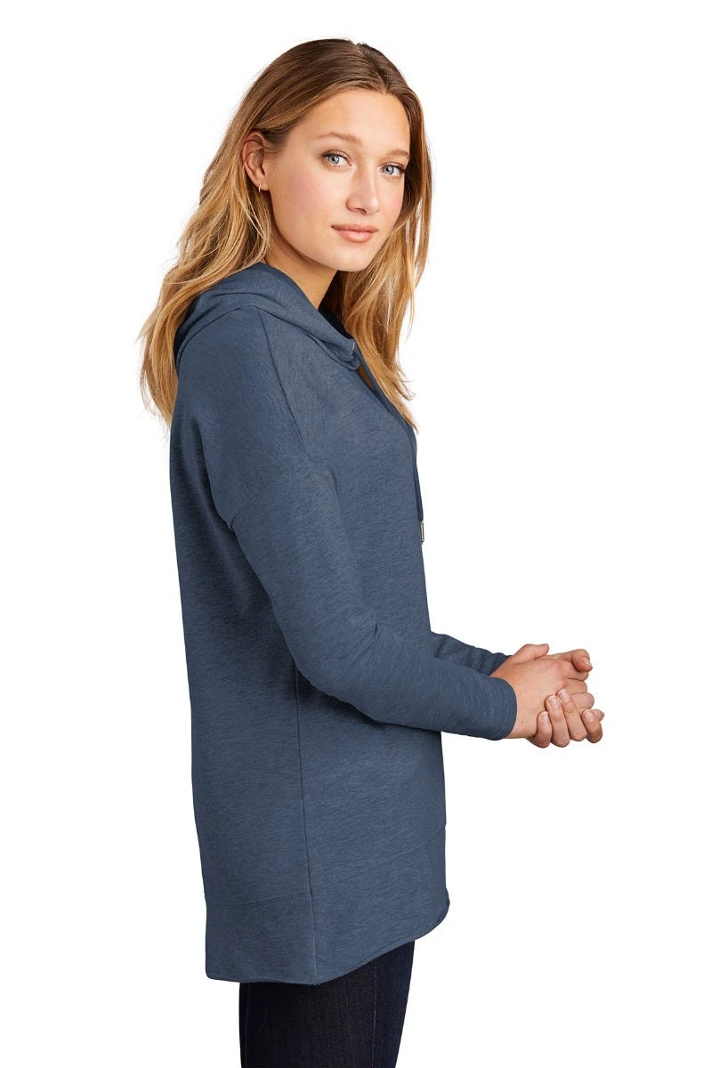 District Sweatshirts: Women's DT671 WI Washed Indigo Featherweight French Terry Hoodie 4 District Sweatshirts: Women's DT671 WI Washed Indigo Featherweight French Terry Hoodie - Image 2