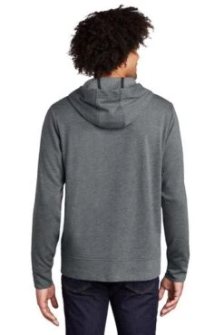 Sport-Tek Jackets: Men's ST293 DGH Dark Grey Heather PosiCharge Tri-Blend Wicking Fleece Full-Zip Hooded Jacket 7 Sport-Tek Jackets: Men's ST293 DGH Dark Grey Heather PosiCharge Tri-Blend Wicking Fleece Full-Zip Hooded Jacket -Wrangler Shop 9760 darkgreyhthr 2 st293darkgreyhthrmodelback 337w