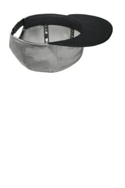 New Era Hats: Men's NE407 BRGC Black Rainstorm Grey Camo Flat Bill Snapback Cap -Wrangler Shop 9780 blackraingyc 4 ne407blackraingycflatinside 337w