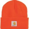 Carhartt Hats: Bright Orange Acrylic Watch Cap A18 BOG -Wrangler Shop a18 bog
