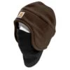 Carhartt Hats: A202 DKB Dark Brown Fleece 2-In-1 Headwear 2 Carhartt Hats: A202 DKB Dark Brown Fleece 2-In-1 Headwear -Wrangler Shop a202dkb