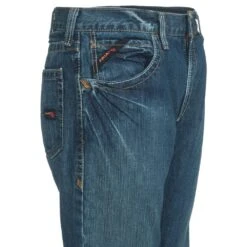 Ariat Jeans: Men's 10015160 Flame-Resistant Slim Straight Leg Clay Work Jeans -Wrangler Shop ariat fr 10015160 r 01