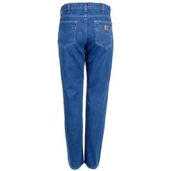 Carhartt Jeans: Men's B18 STW Stonewash Straight Fit Heavyweight 5 Pocket Work Jeans -Wrangler Shop b18dst carharttb 01 1