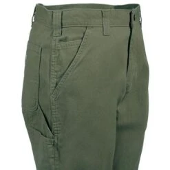 Carhartt Pant: B324 ARG Men's Army Green Relaxed Fit Dungarees -Wrangler Shop b324arg carharttr 01