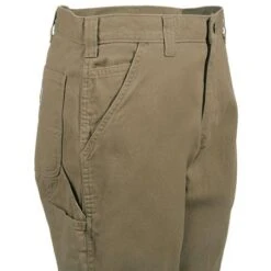 Carhartt Pants: Men's B324 DKH Dark Khaki Relaxed Fit Cotton Pants -Wrangler Shop b324dkh carharttr 01