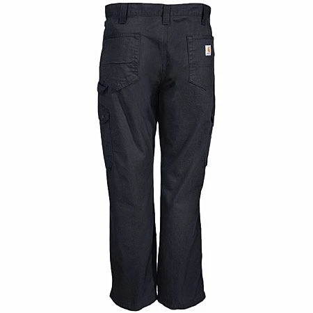 Carhartt Pants: Men's B342 BLK Black Ripstop Cotton Cargo Work Pants 6 Carhartt Pants: Men's B342 BLK Black Ripstop Cotton Cargo Work Pants - Image 4