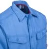 Bulwark Shirts: Men's QS40 LB Blue FR IQ Endurance Long Sleeve Work Shirt 1 Bulwark Shirts: Men's QS40 LB Blue FR IQ Endurance Long Sleeve Work Shirt -Wrangler Shop bulwark qs40 lb cd 01
