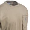 Carhartt Force Shirts: Men's 100235 250 Khaki Flame-Resistant Force Cotton Long-Sleeve T-Shirt -Wrangler Shop carhartt 100235 250 cd 01