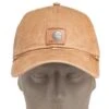 Carhartt Caps: Men's 100289 211 Brown Cotton Canvas Baseball Cap -Wrangler Shop carhartt 100289 211 f 01
