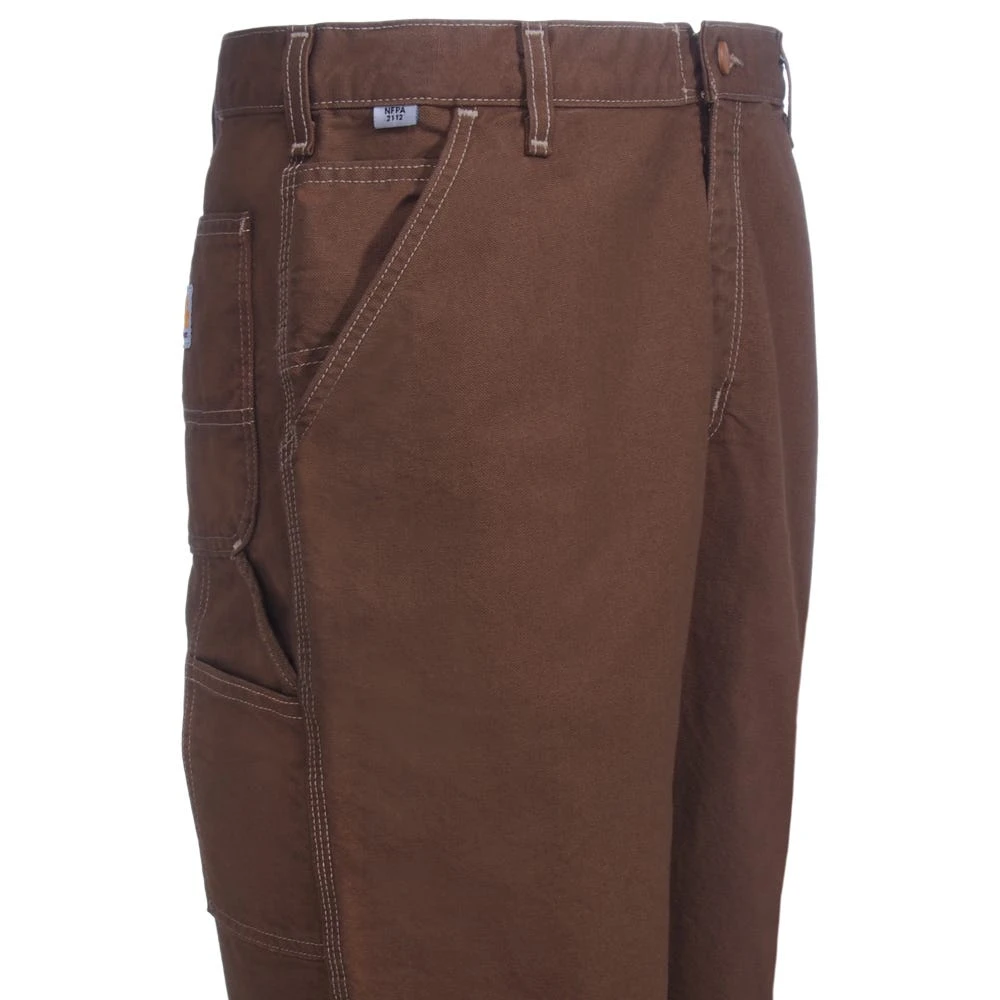 Carhartt Pants: Men's Flame-Resistant Cotton Blend Dungaree Pants 100791 246 6 Carhartt Pants: Men's Flame-Resistant Cotton Blend Dungaree Pants 100791 246 - Image 4