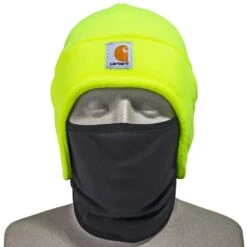 Carhartt Hats: Men's A202 BLM Lime Green High-Visibility 2-In-1 Fleece Hat 6 Carhartt Hats: Men's A202 BLM Lime Green High-Visibility 2-In-1 Fleece Hat -Wrangler Shop carhartt 100795 323 f 01