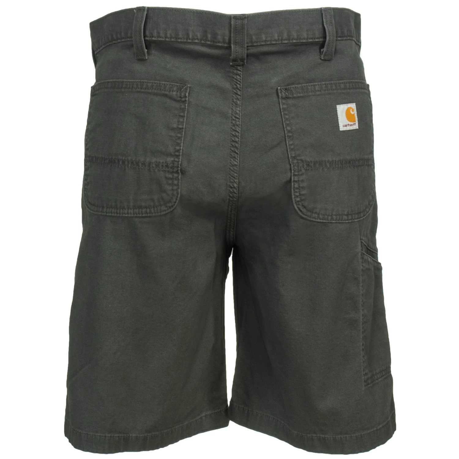 Carhartt Shorts: Men's 102514 039 Gravel Grey Rugged Flex Rigby Canvas Shorts 6 Carhartt Shorts: Men's 102514 039 Gravel Grey Rugged Flex Rigby Canvas Shorts - Image 4