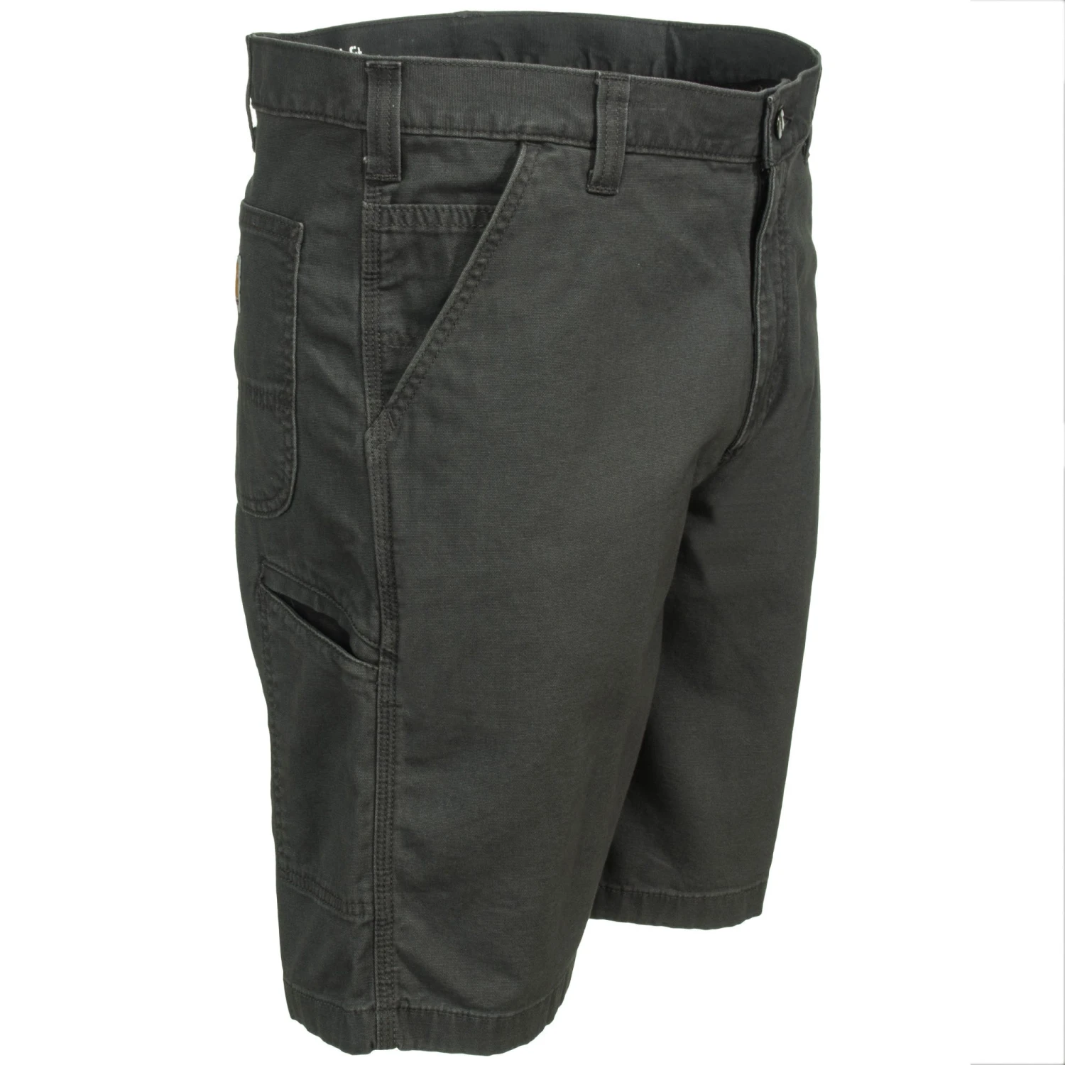 Carhartt Shorts: Men's 102514 039 Gravel Grey Rugged Flex Rigby Canvas Shorts 3 Carhartt Shorts: Men's 102514 039 Gravel Grey Rugged Flex Rigby Canvas Shorts