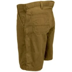Carhartt Shorts: Men's 102514 918 Rigby Rugged Flex Hickory Brown Canvas Work Shorts -Wrangler Shop carhartt 102514 918 l 01