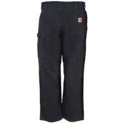Carhartt Pants: Men's B151 BLK Black Lightweight Canvas Dungaree Work Pants -Wrangler Shop carhartt b151 blk b 01
