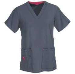 Carhartt Scrubs: Women's 12110 PEW Grey V-Neck Media Scrub Top 7 Carhartt Scrubs: Women's 12110 PEW Grey V-Neck Media Scrub Top -Wrangler Shop carhartt c30109a pew f 01
