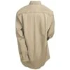 Carhartt Shirts: Men's FR Khaki FRS160 KHI Twill Flame Resistant Shirt -Wrangler Shop carhartt frs160khi b 01