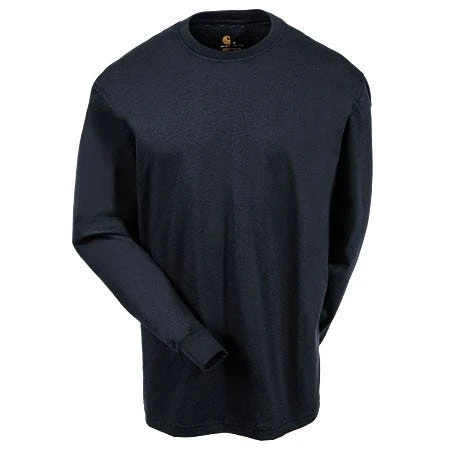 Carhartt Shirts: Men's Black K231 BLK Logo Cotton Jersey Long Sleeve Tee Shirt 5 Carhartt Shirts: Men's Black K231 BLK Logo Cotton Jersey Long Sleeve Tee Shirt - Image 3