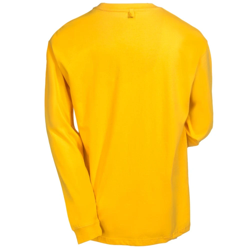 Caterpillar Shirts: Men's 1510034 555 Yellow Trademark Banner Long-Sleeve Tee Shirt 3 Caterpillar Shirts: Men's 1510034 555 Yellow Trademark Banner Long-Sleeve Tee Shirt