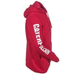 CAT Apparel Sweatshirts: Men's 1910709 155 Chili Pepper Red Hooded Sweatshirt -Wrangler Shop cat apparel 1910709 155 r 01