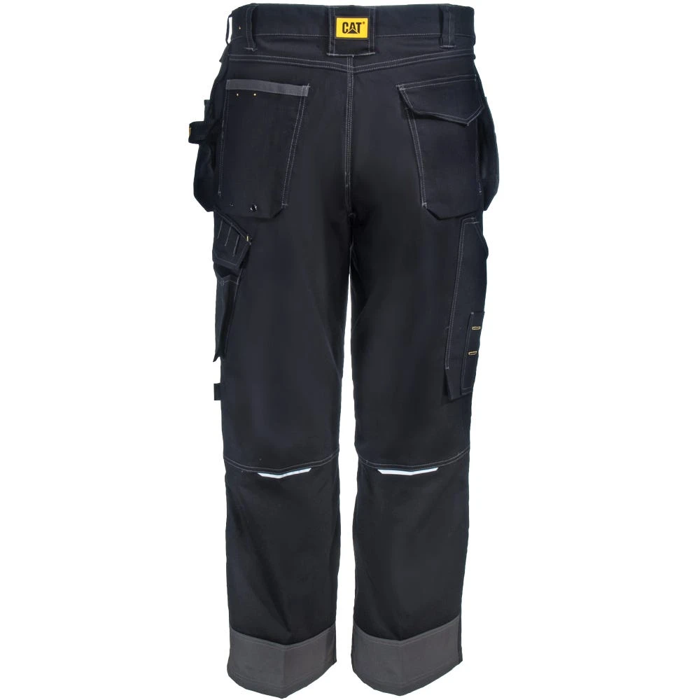 CAT Apparel Pants: Men's 1810008 10109 Water-Resistant Black/Graphite H2O Defender Pants 6 CAT Apparel Pants: Men's 1810008 10109 Water-Resistant Black/Graphite H2O Defender Pants - Image 4
