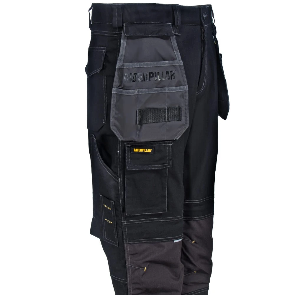 CAT Apparel Pants: Men's 1810008 10109 Water-Resistant Black/Graphite H2O Defender Pants 3 CAT Apparel Pants: Men's 1810008 10109 Water-Resistant Black/Graphite H2O Defender Pants