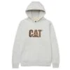 Caterpillar Sweatshirts: Men's W10646 13325 Cream Heather Trademark Hooded Sweatshirt 1 Caterpillar Sweatshirts: Men's W10646 13325 Cream Heather Trademark Hooded Sweatshirt -Wrangler Shop creamheatheredit