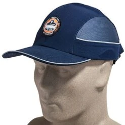 Ergodyne Caps: Men's 8950 Navy Skullerz Long Brim Bump Cap -Wrangler Shop ergodyne 8950 p 01