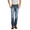 Ariat Rebar Jeans: Men's 10022605 Rebar M3 Loose DuraStretch Basic Stackable Straight Leg Jean -Wrangler Shop f18 mns work gaglione 10022605 front