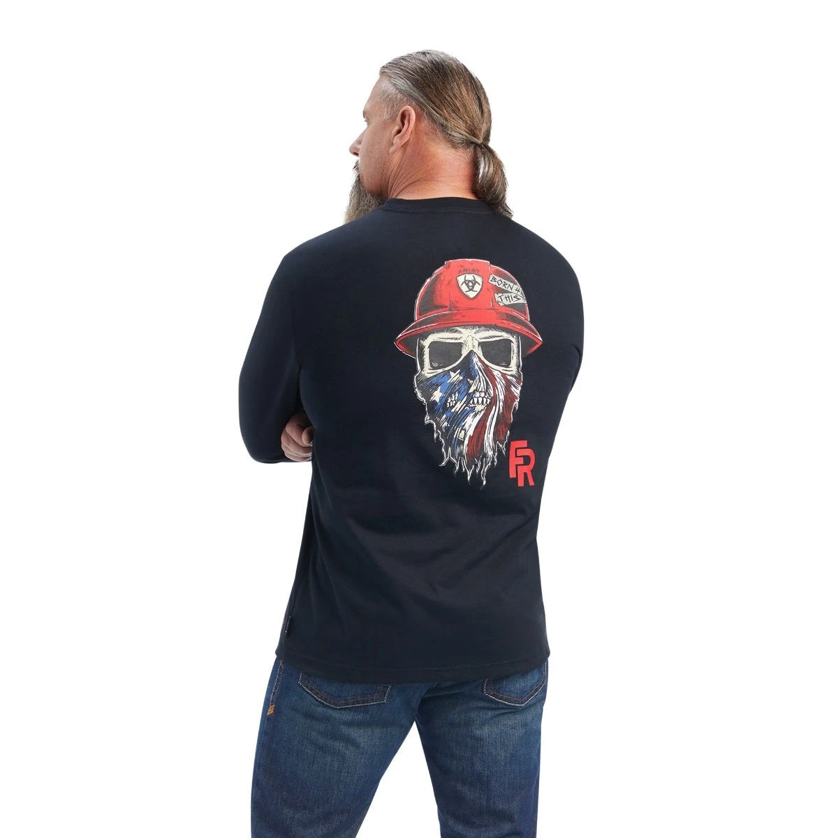 Ariat FR Shirts: Men's 10041479 Black Born For This T-Shirt 7 Ariat FR Shirts: Men's 10041479 Black Born For This T-Shirt - Image 5