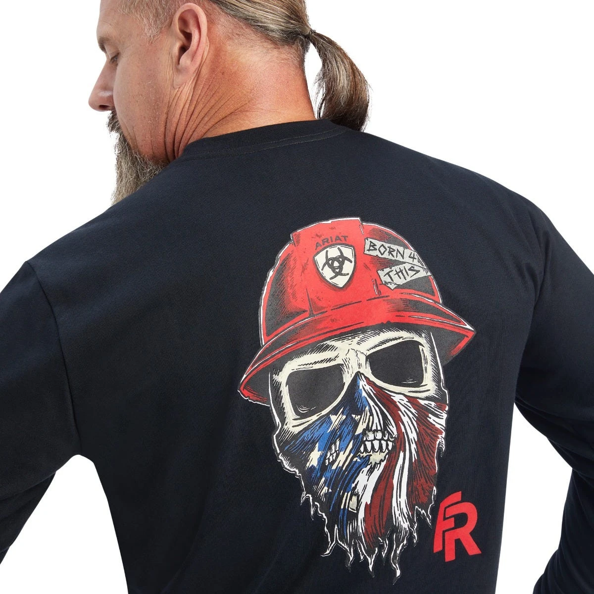 Ariat FR Shirts: Men's 10041479 Black Born For This T-Shirt 6 Ariat FR Shirts: Men's 10041479 Black Born For This T-Shirt - Image 4