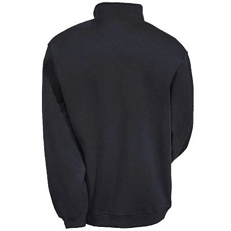 Sport-Tek Sweatshirts: Men's ST253 BK Black Colorfast Quarter Zip Sweatshirt 3 Sport-Tek Sweatshirts: Men's ST253 BK Black Colorfast Quarter Zip Sweatshirt