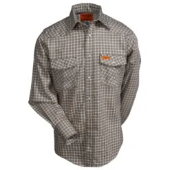 Wrangler Shirts: Men's FR124 MM Plaid Western Flame Resistant Work Shirt 11 Wrangler Shirts: Men's FR124 MM Plaid Western Flame Resistant Work Shirt -Wrangler Shop fr124mm 1