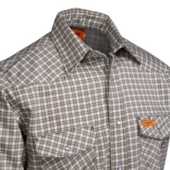 Wrangler Shirts: Men's FR124 MM Plaid Western Flame Resistant Work Shirt 9 Wrangler Shirts: Men's FR124 MM Plaid Western Flame Resistant Work Shirt -Wrangler Shop fr124mm 2