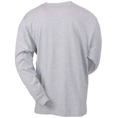 Carhartt Shirts: Men's Grey K126 HGY Long Sleeve Pocket Tee Shirt 4 Carhartt Shirts: Men's Grey K126 HGY Long Sleeve Pocket Tee Shirt - Image 2