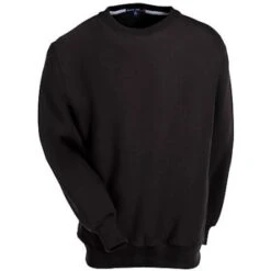 Sport-Tek Sweatshirts: Men's Black F280 BLK Heavyweight Crewneck Sweatshirt