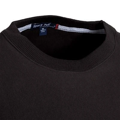 Sport-Tek Sweatshirts: Men's Black F280 BLK Heavyweight Crewneck Sweatshirt 7 Sport-Tek Sweatshirts: Men's Black F280 BLK Heavyweight Crewneck Sweatshirt - Image 5