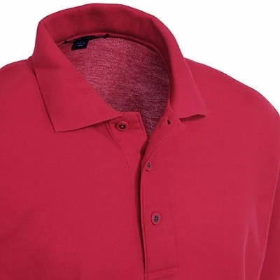 Port Authority Shirts: Men's Red Silk Touch Polo Shirt K500 RED 4 Port Authority Shirts: Men's Red Silk Touch Polo Shirt K500 RED - Image 2