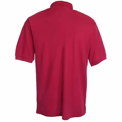 Port Authority Shirts: Men's Red Silk Touch Polo Shirt K500 RED 5 Port Authority Shirts: Men's Red Silk Touch Polo Shirt K500 RED - Image 3