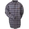 Carhartt Shirts: Midweight Flannel Work Shirt S137NVY -Wrangler Shop image 48295