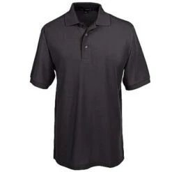 Port Authority Shirts: K500 BLK Silk Touch Black Sport Shirt -Wrangler Shop image 48608