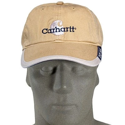 Carhartt Hats: Straw Contrast Cotton Baseball Cap A237SRW 5 Carhartt Hats: Straw Contrast Cotton Baseball Cap A237SRW - Image 3