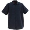 Red Kap Shirts: Men's SP24 NV Navy Industrial Short-Sleeve Work Shirt -Wrangler Shop image 49708