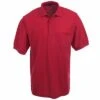 Port Authority Shirts: Men's K500P Red Silk Touch Pique Knit Polo Pocket Shirt -Wrangler Shop image 51397