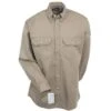 Bulwark Shirts: Men's SLU2 KH Flame-Resistant Khaki Dress Uniform Shirt -Wrangler Shop image 52409