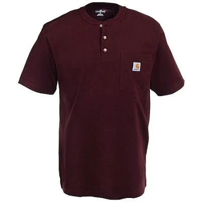 Carhartt Shirts: Men's Port K84 PRT Cotton Workwear Henley Shirt 3 Carhartt Shirts: Men's Port K84 PRT Cotton Workwear Henley Shirt