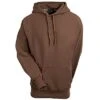 Sport Tek Sweatshirts: Men's Brown F281 BRN Heavyweight Pullover Hooded Sweatshirt