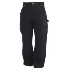 Carhartt Pants: Men's B01 BLK Black Cotton Duck Carpenter Pants -Wrangler Shop image 65190