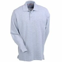 5.11 Tactical Shirts: Heather Grey Cotton Polo Shirt 42056 016 -Wrangler Shop image 67918